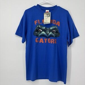 Vintage Florida Gators Deadstock T-Shirt Mens Size Medium Blue Be Very Afraid